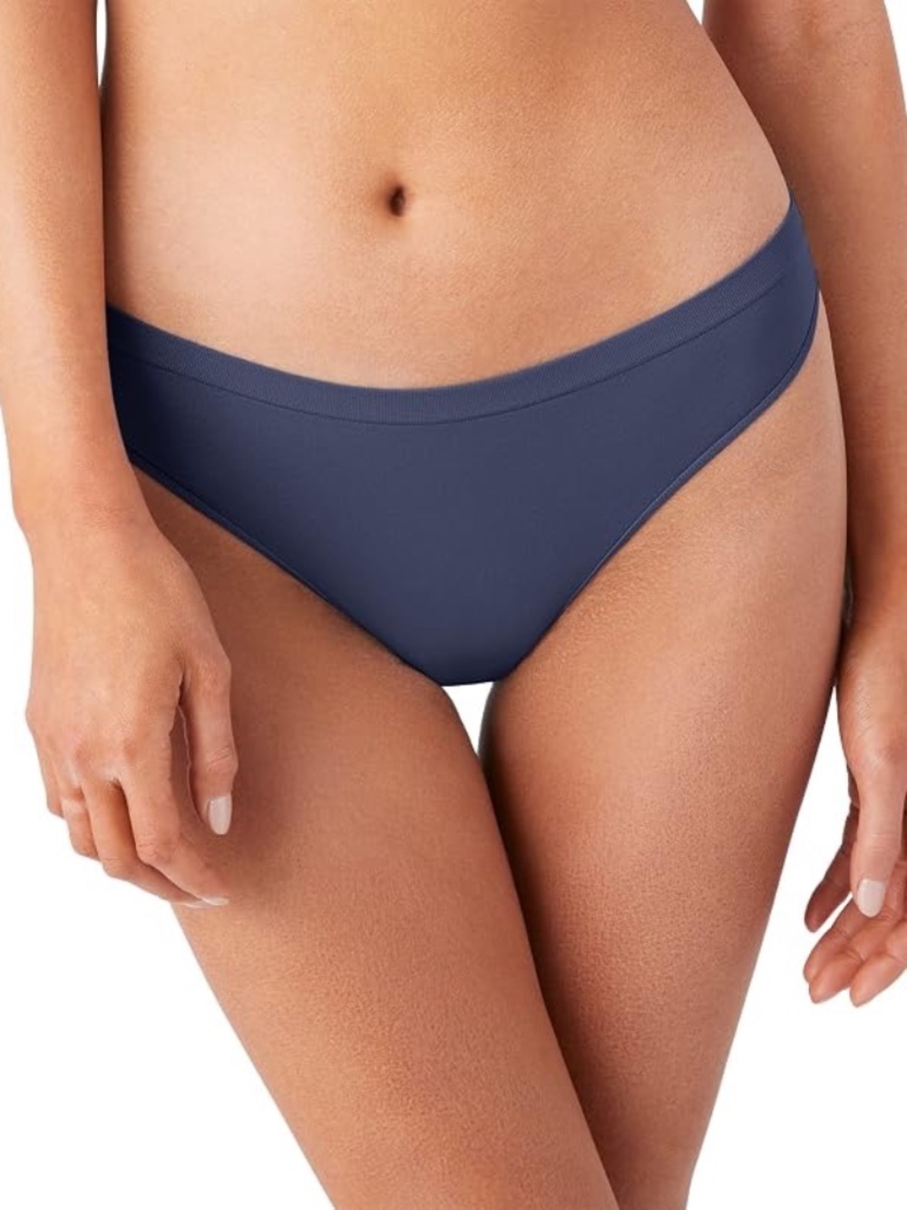 B. Tempt'd by Wacoal Women's Comfort Intended Thong | Color: Blue | Size: XL
